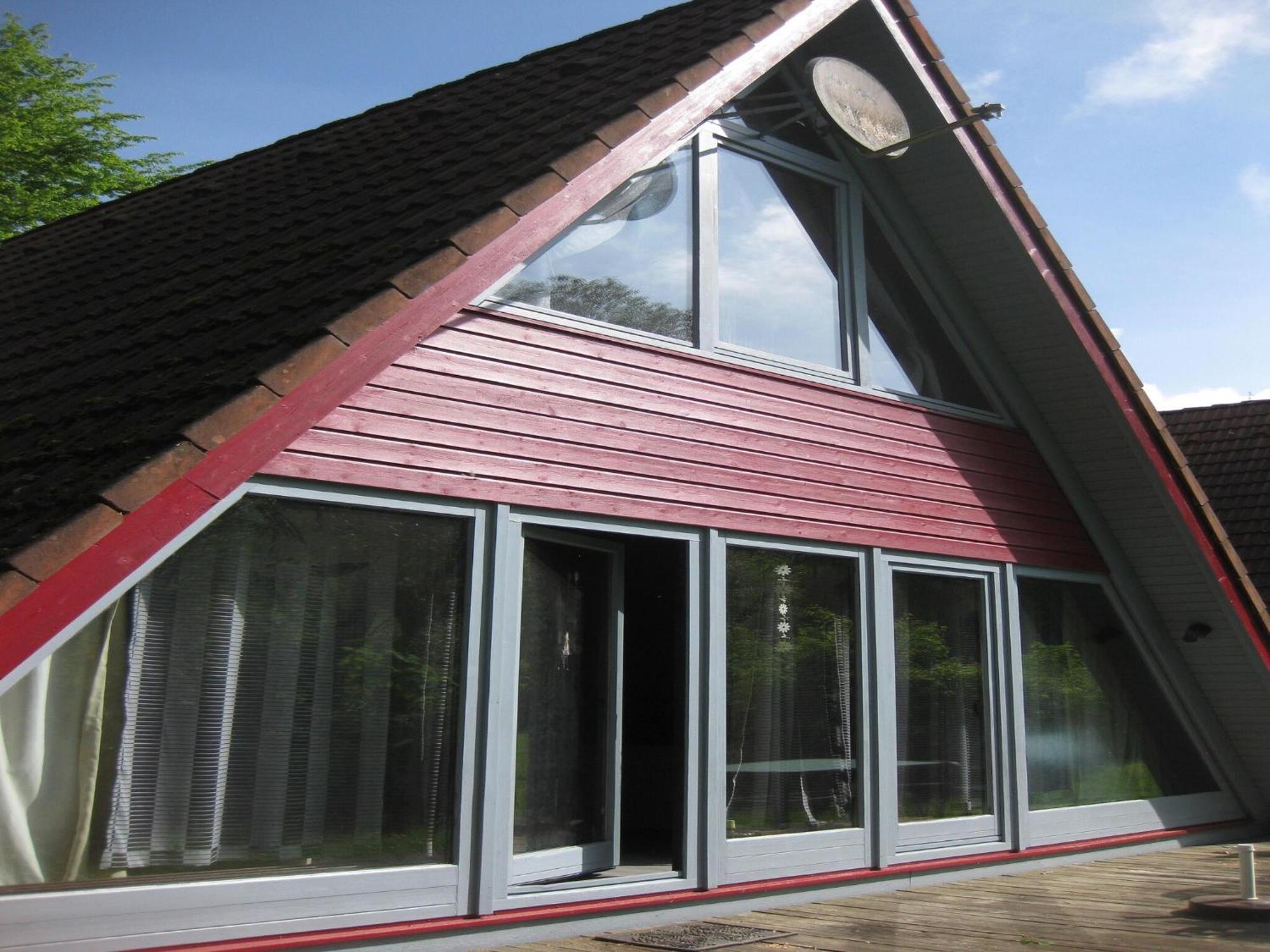 Wooden Bungalow With A Terrace, In A Wooded Area Villa Ronshausen Exterior photo