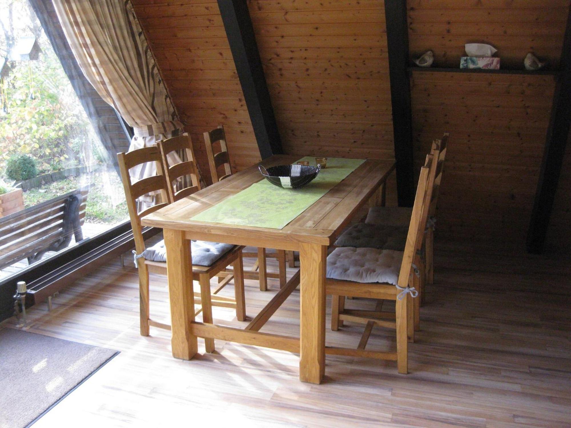 Wooden Bungalow With A Terrace, In A Wooded Area Villa Ronshausen Exterior photo